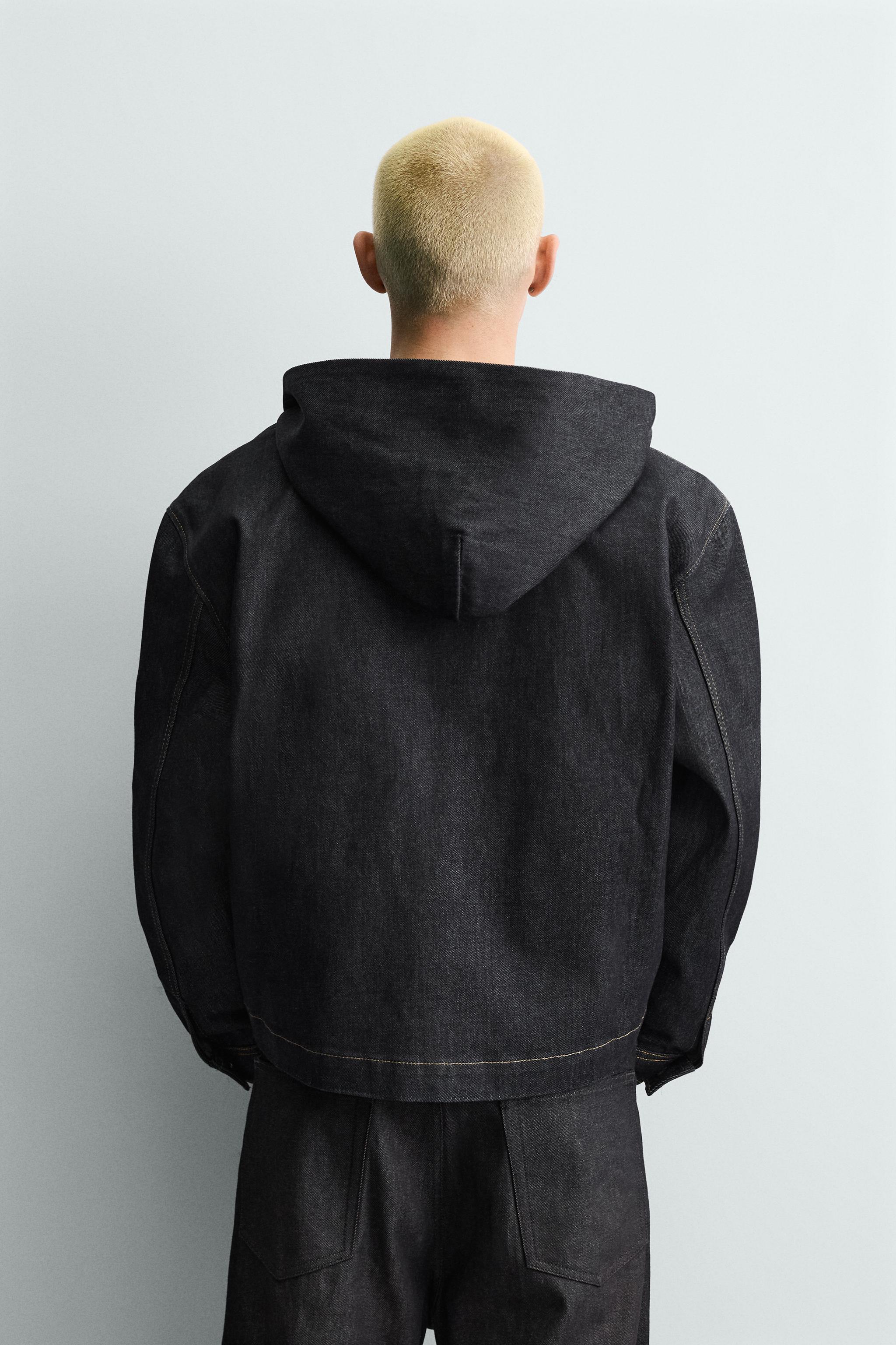 HOODIE DENIM JACKET